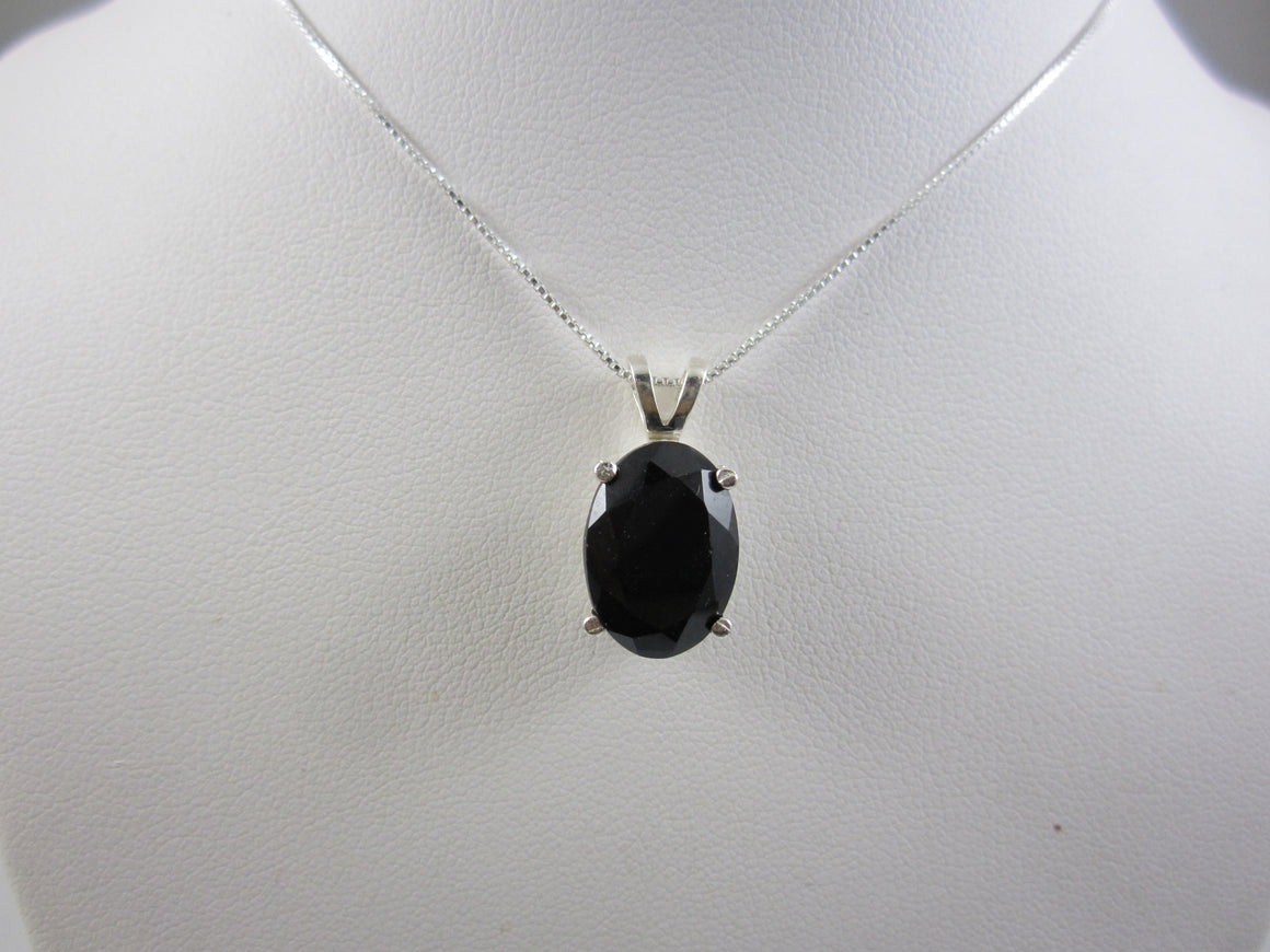 Black Spinel Pendant