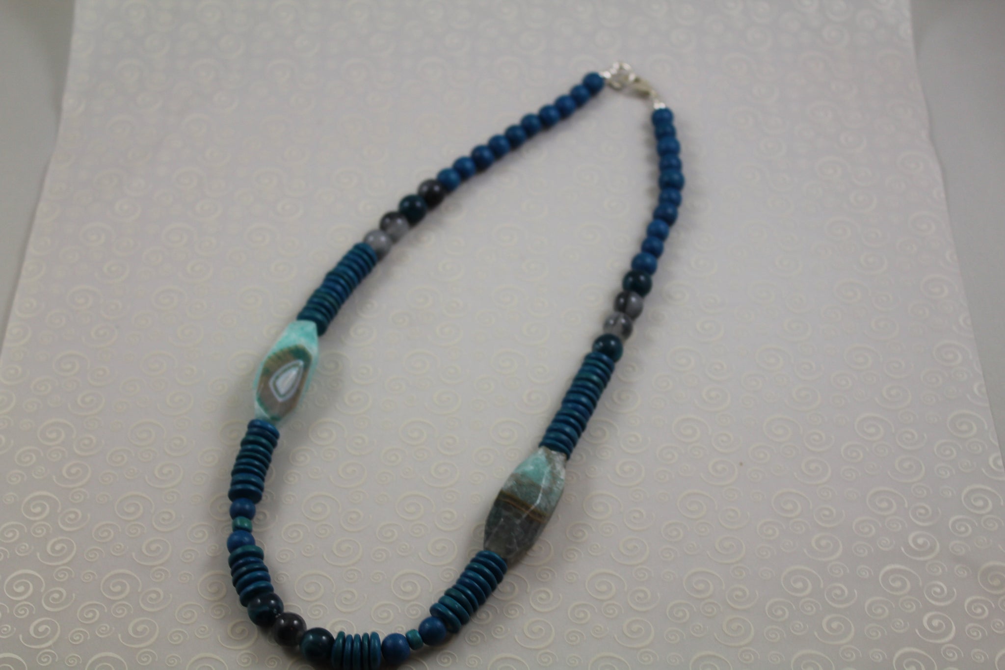 Blue Gemstone Necklace