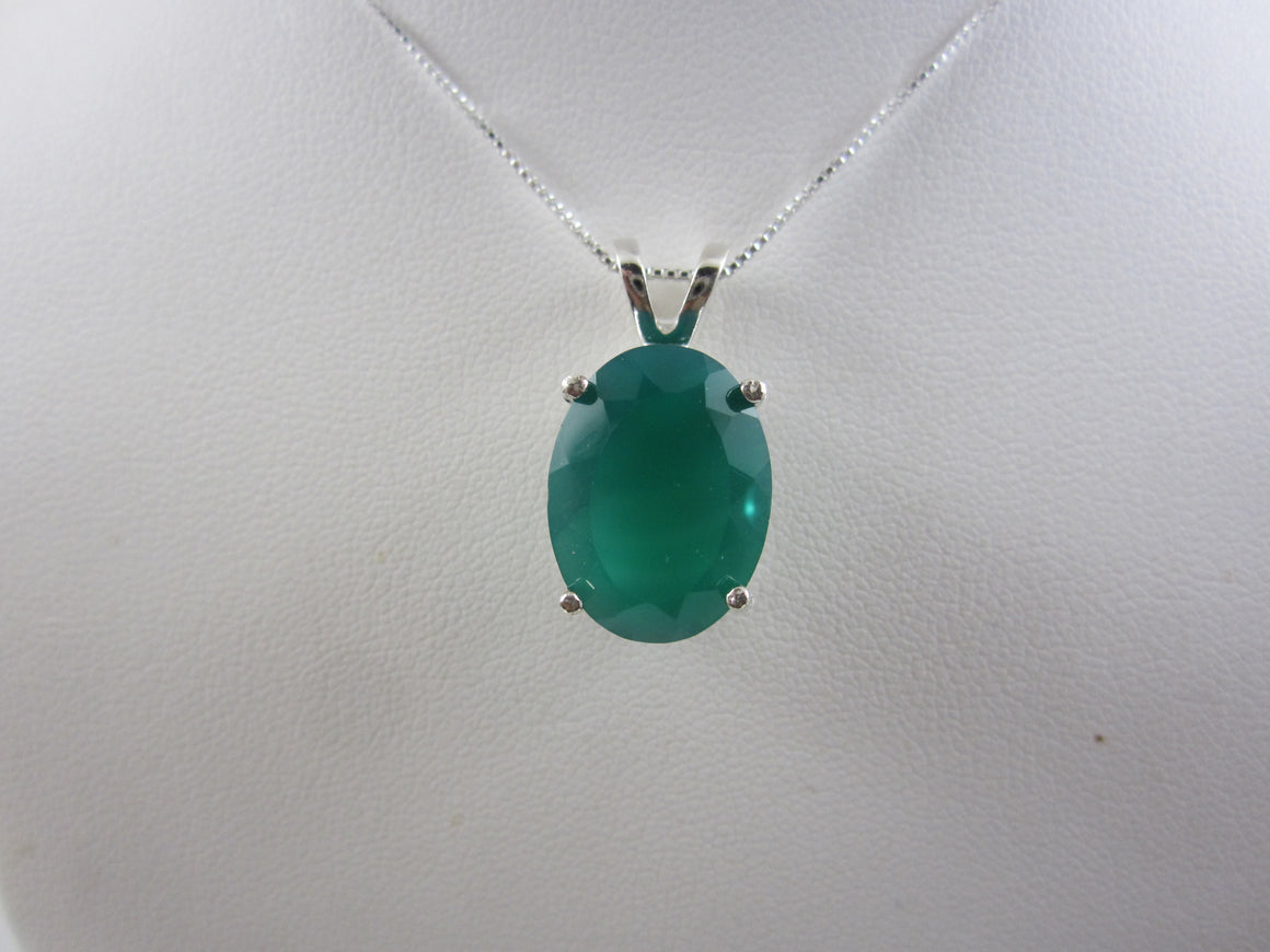 Chrome Chalcedony Pendant