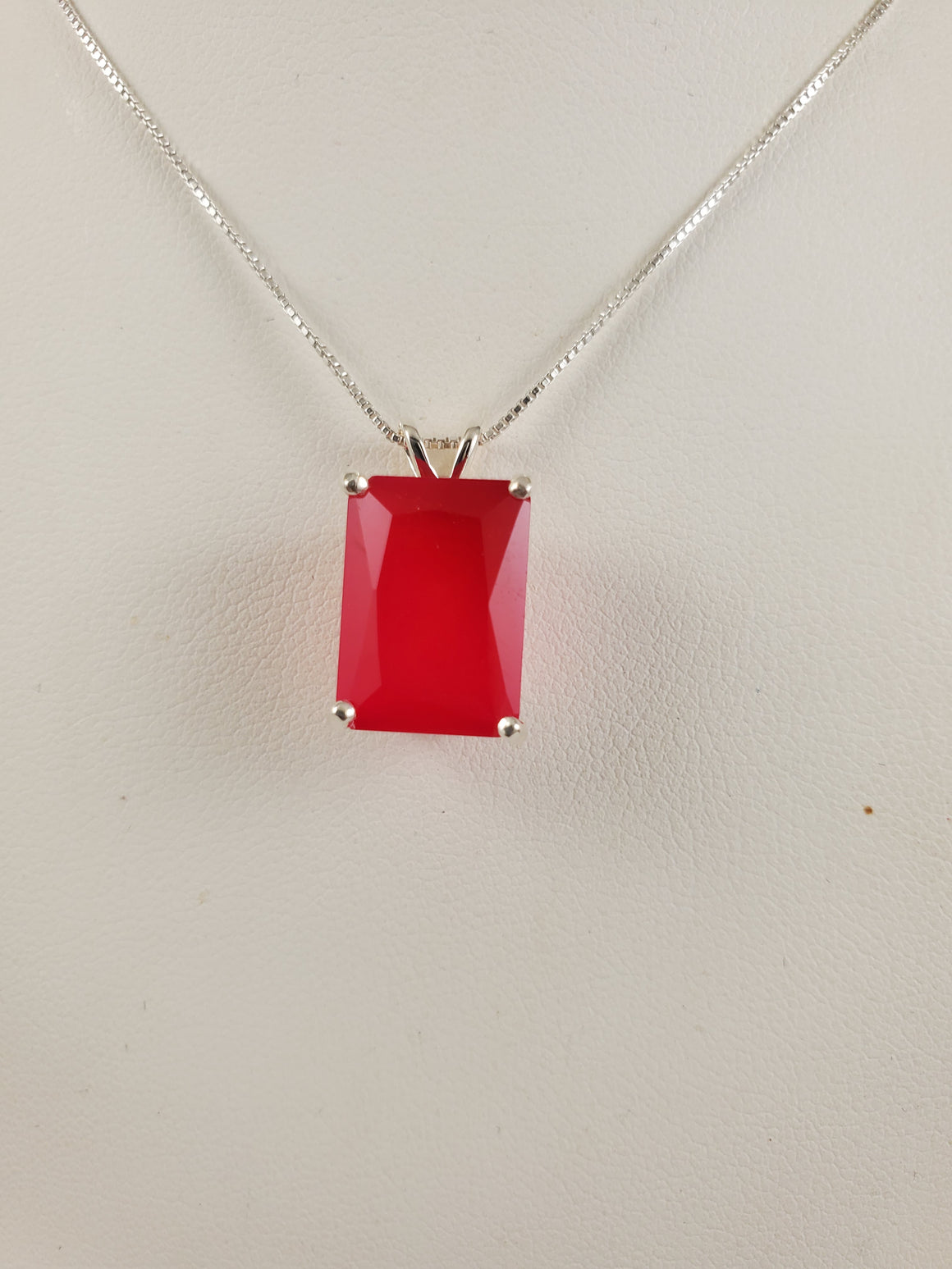 Red Chalcedony Pendant